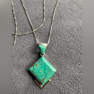 Turquoise & Sterling Silver Necklace